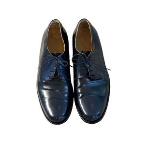 Spada Roma Men's Italian Leather Oxford Dress Shoes Black; EU 44 / US 10.5